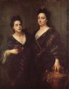 Jean-Baptiste Santerre Two Actresses Spain oil painting artist